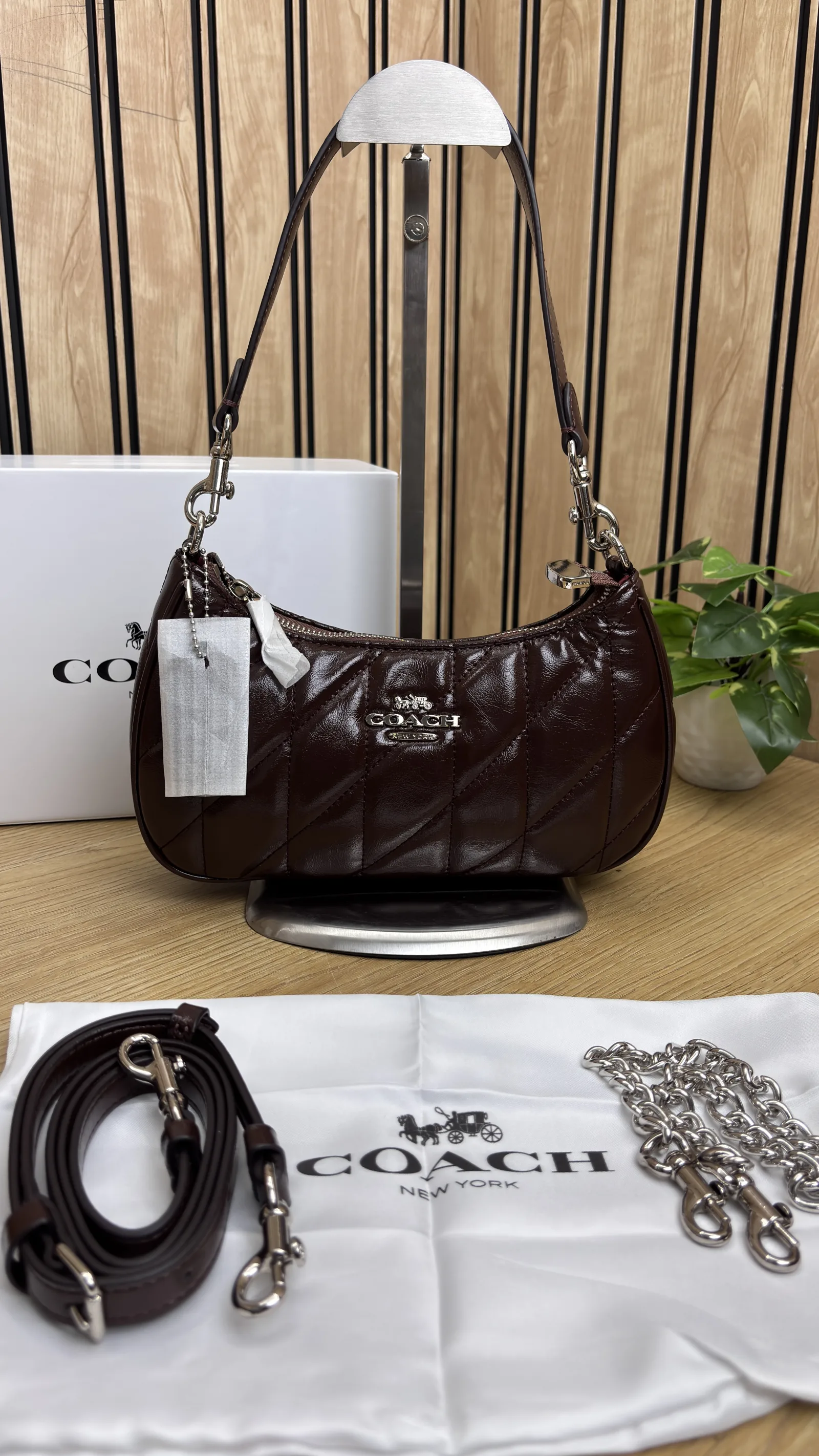 COACH TERI SHOULDER BAG WITH QUILTING