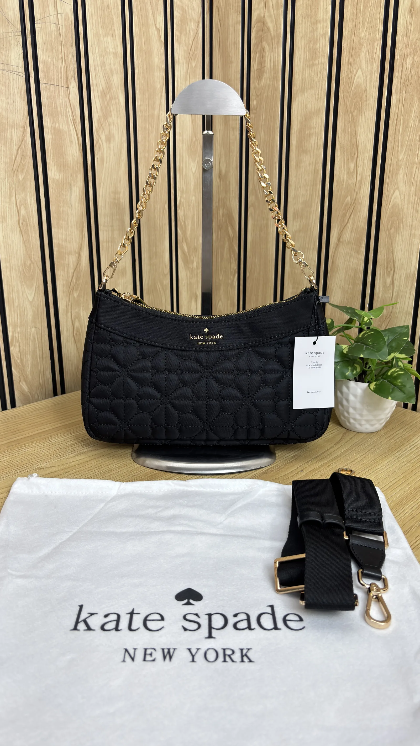 KATE SPADE QUILTED MEDIUM CROSSBODY BAG