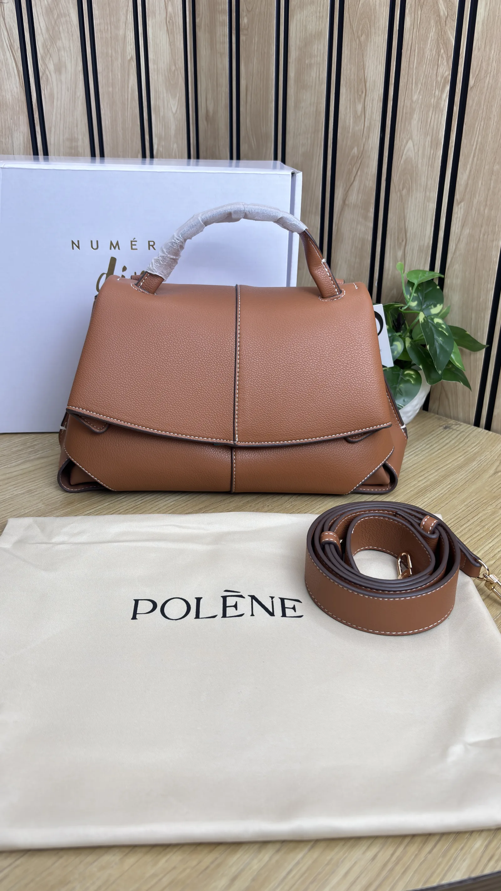 POLENE MOKKI LARGE SHOULDER BAG