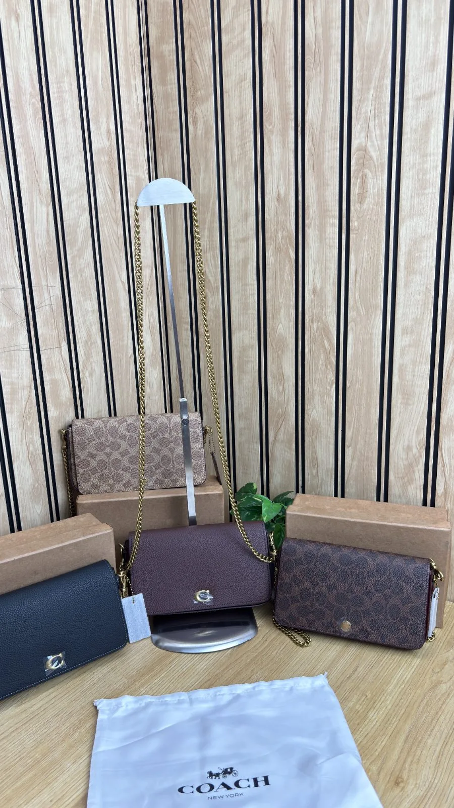 COACH MILA CROSSBODY BAG WITH SIGNATURE CANVAS