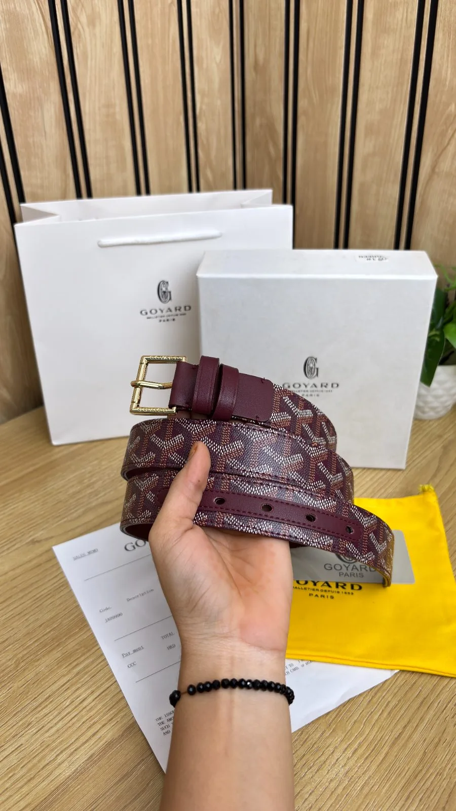 GOYARD BELT 0018