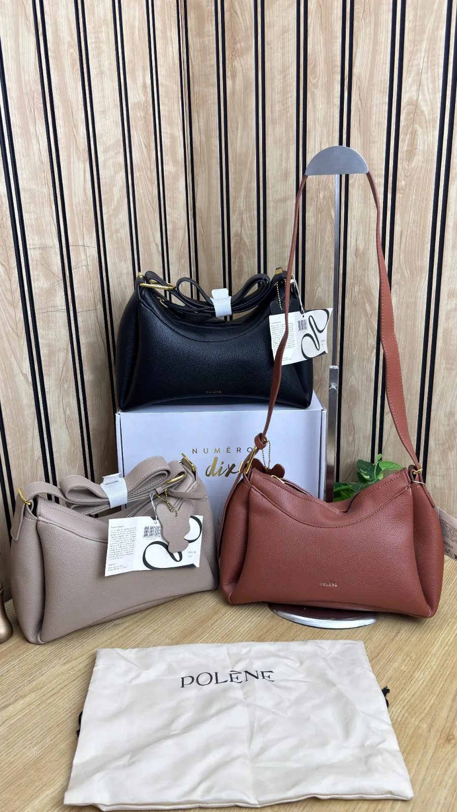 POLENE UMI SHOULDER BAG