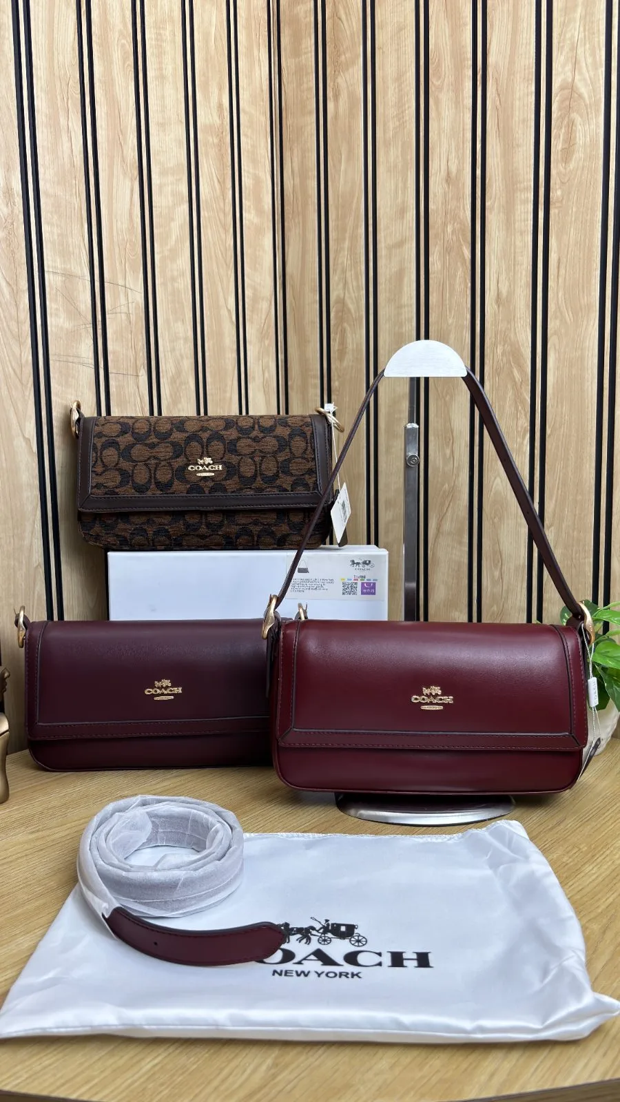 COACH ETTA SMALL FLAP SHOULDER BAG