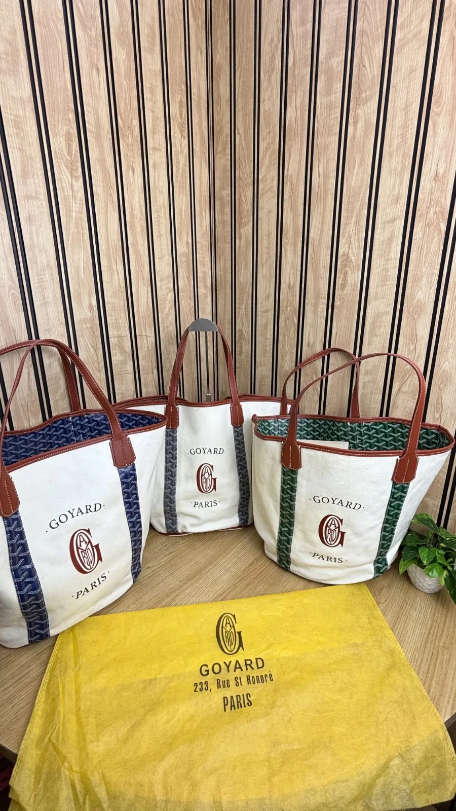 GOYARD REVERSIBE TOTE BAG