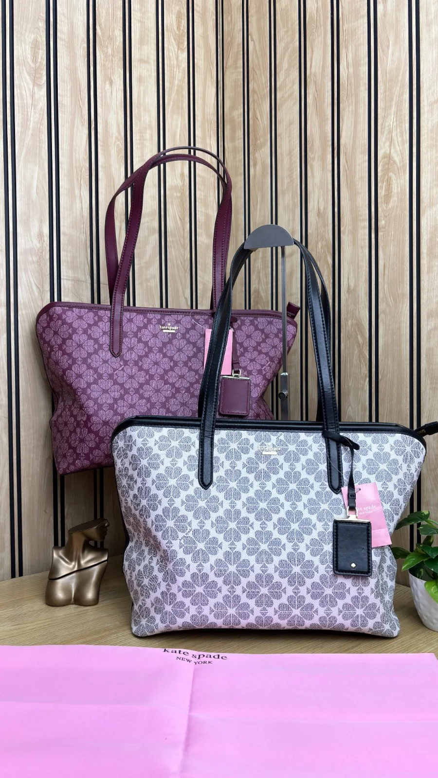 KATE SPADE SIGNATURE FLOWER LARGE TOTE