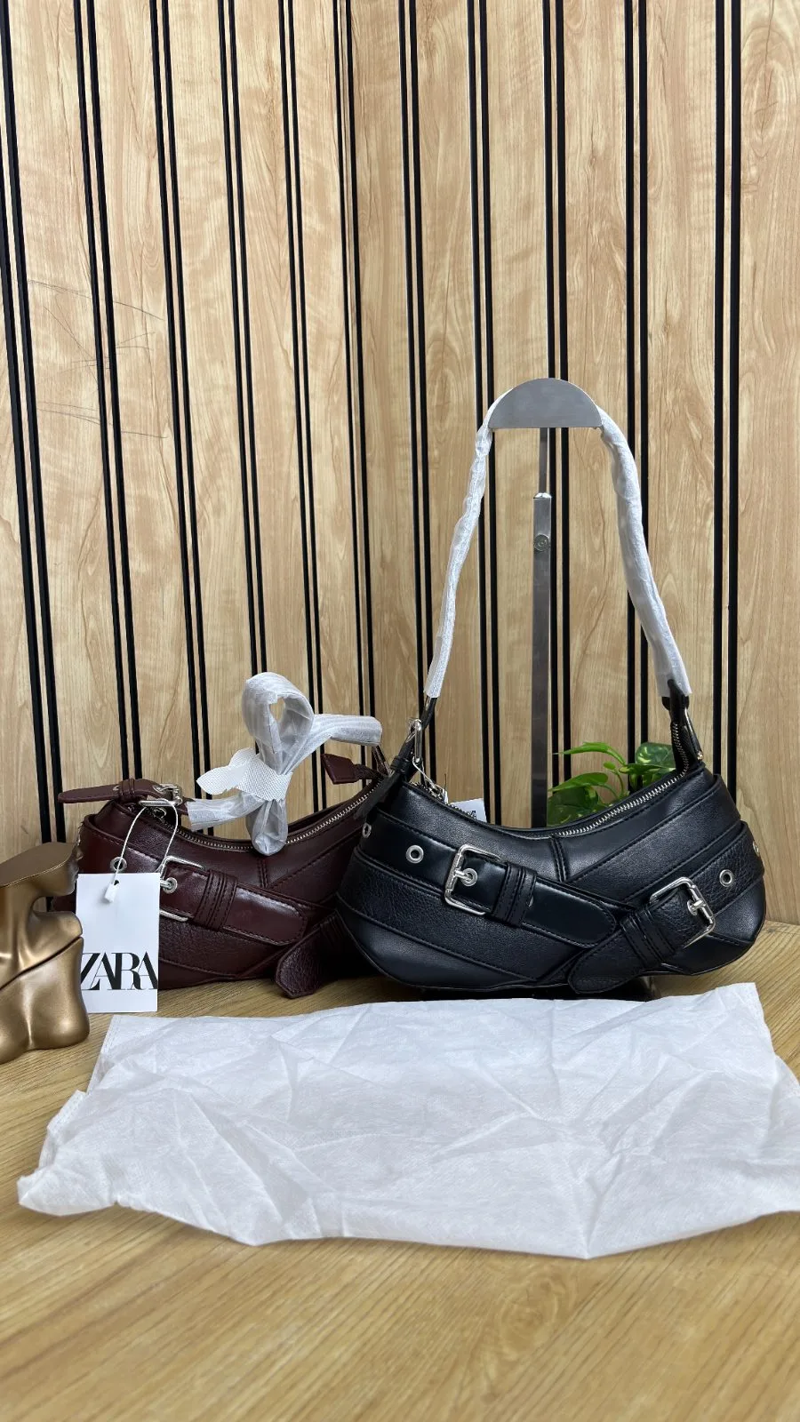 ZARA LEXI CROSS BUCKLE BAG