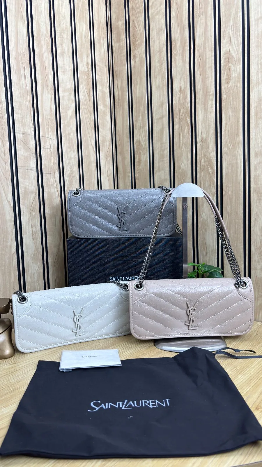 YSL NIKI CHAIN VINTAGE BAG IN OG SERIES