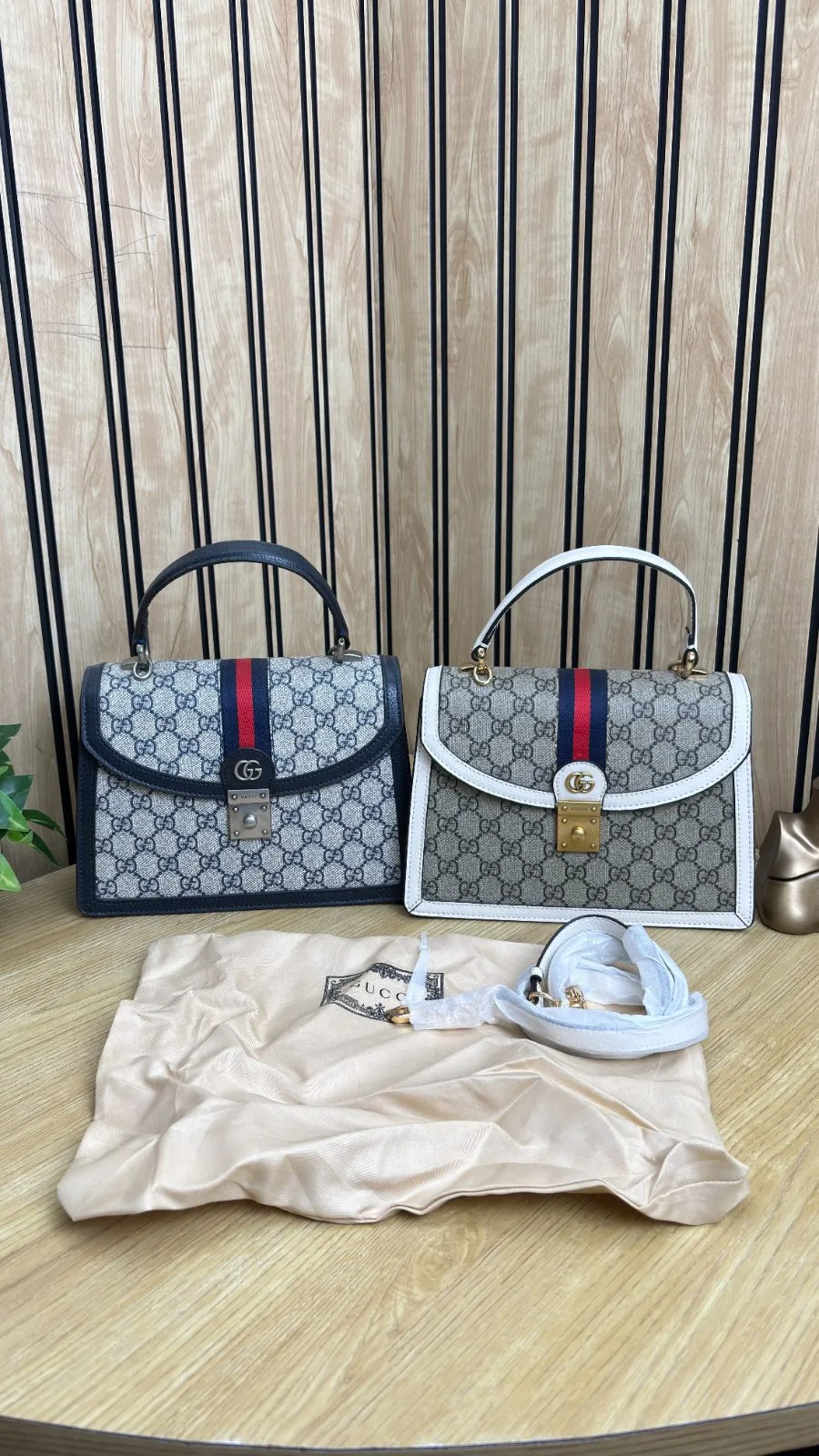 GUCCI OPHIDIA TOP HANDLE BAG