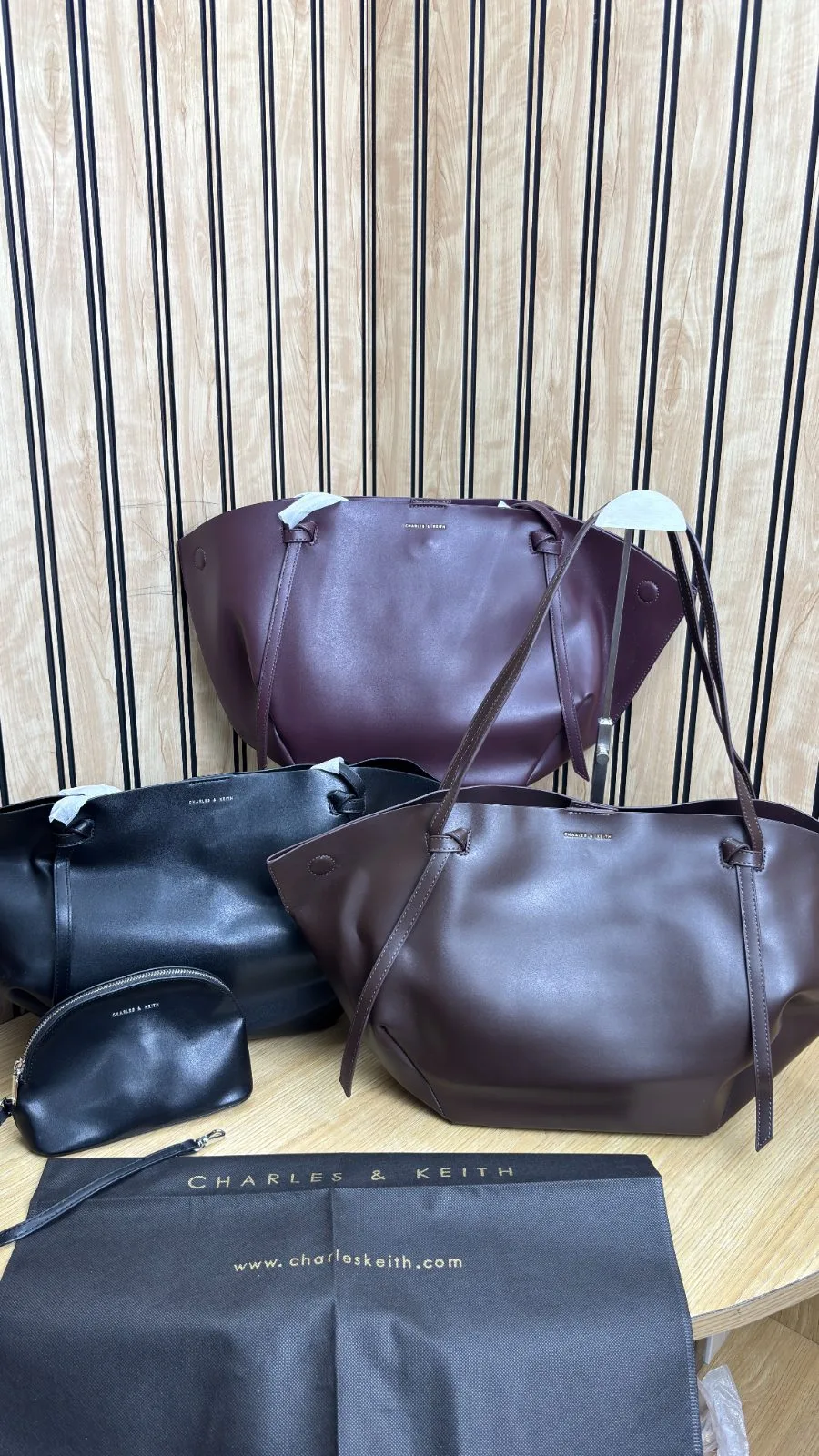 CHARLES AND KEITH CALLA TOTE BAG